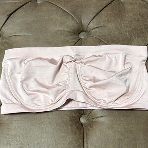Rhonda Shear light pink underwire bra, size 2X